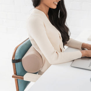 Back pain cushion to lean against great for working from home or office lumbar support