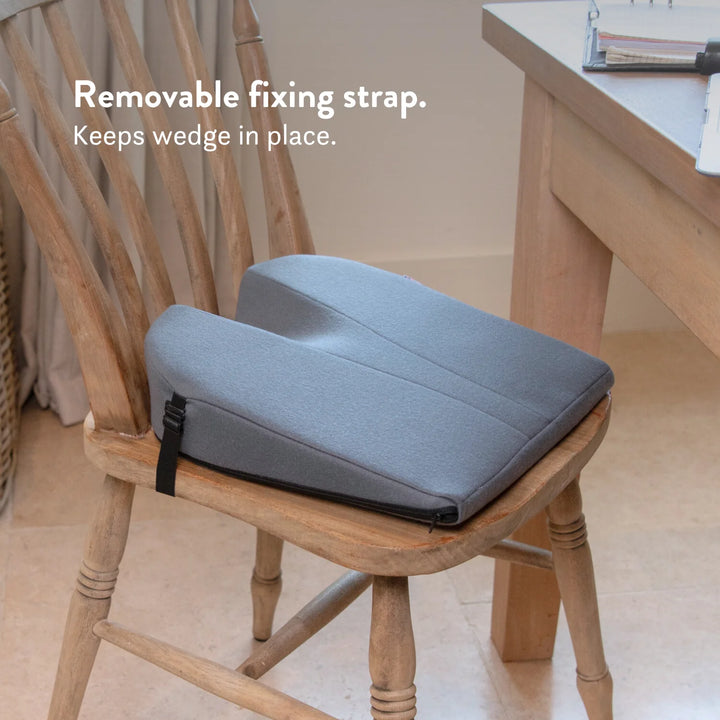 Car seat sitting wedge cushion office posture corrector with coccyx cut out 11° Degree Wedge Coccyx Cut Out - Putnams