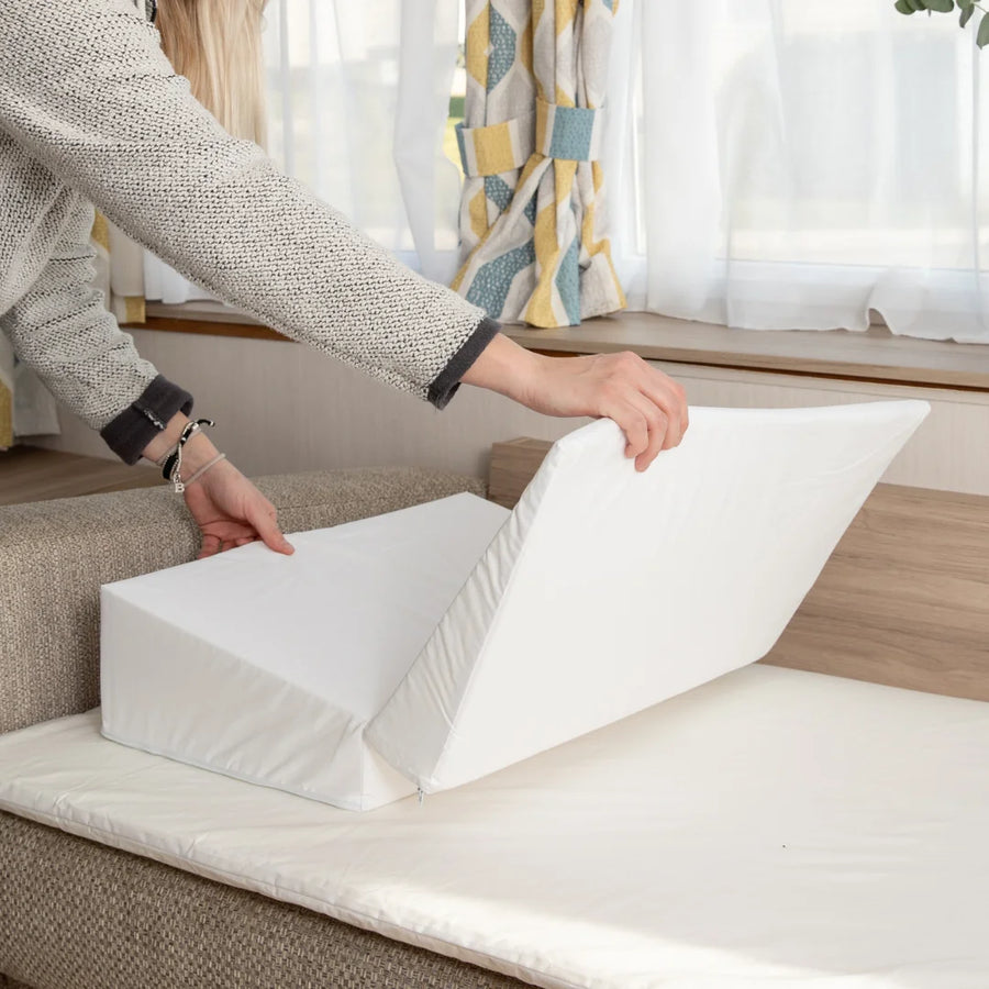 Memory Foam Travel Folding Acid Reflux Bed Wedge - Travel Bag - Putnams inflatable