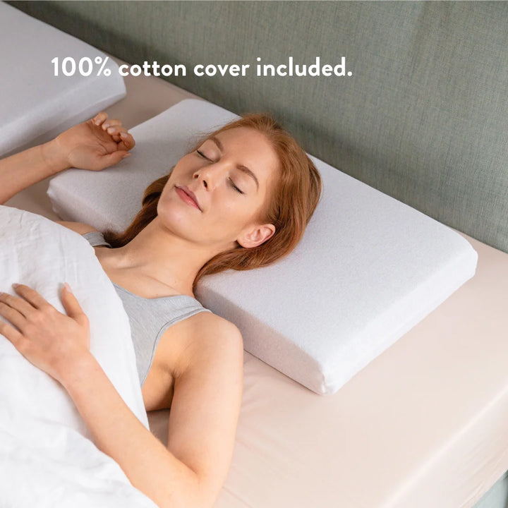 Graphite latex foam alternative natural chemical free plant made springy height adjustable cushion head neck shoulders Putnams UK