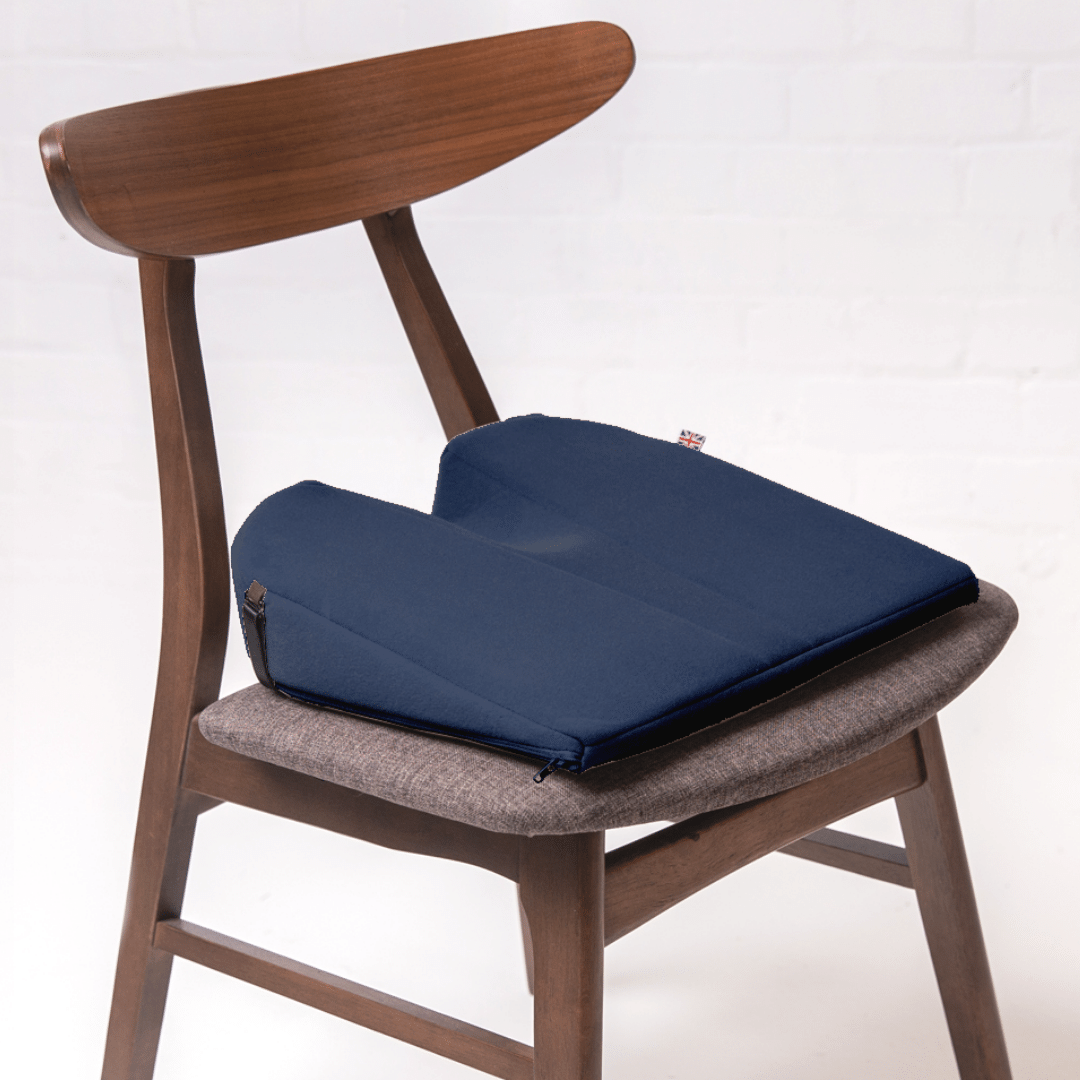 Car seat sitting wedge cushion office posture corrector with coccyx cut out 11° Degree Wedge Coccyx Cut Out - Putnams